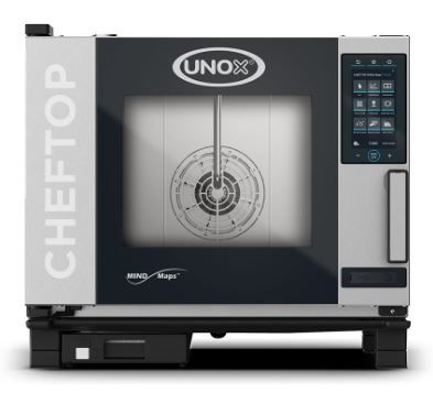 UNOX Gas Combi Oven Cheftop Plus 5 x 1/1GN Tray 750mm XEVC-0511-GPRM