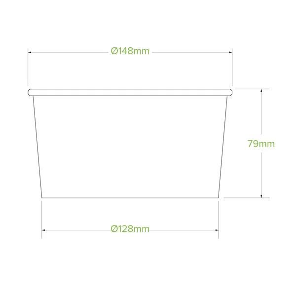 BioBowl Bowl 1000ml (Kraft)