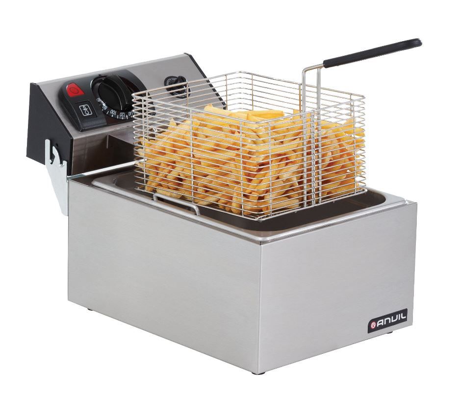 Anvil Deep Fryer Single Pan 5Ltr 282mm