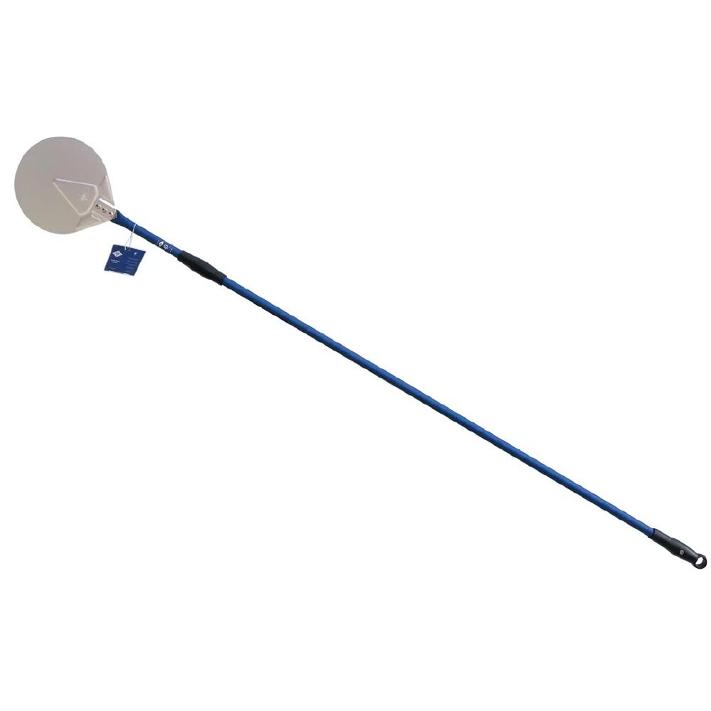 Pizza Peel with 260mm Round Plain Head and 1800mm Handle Aluminium Amore