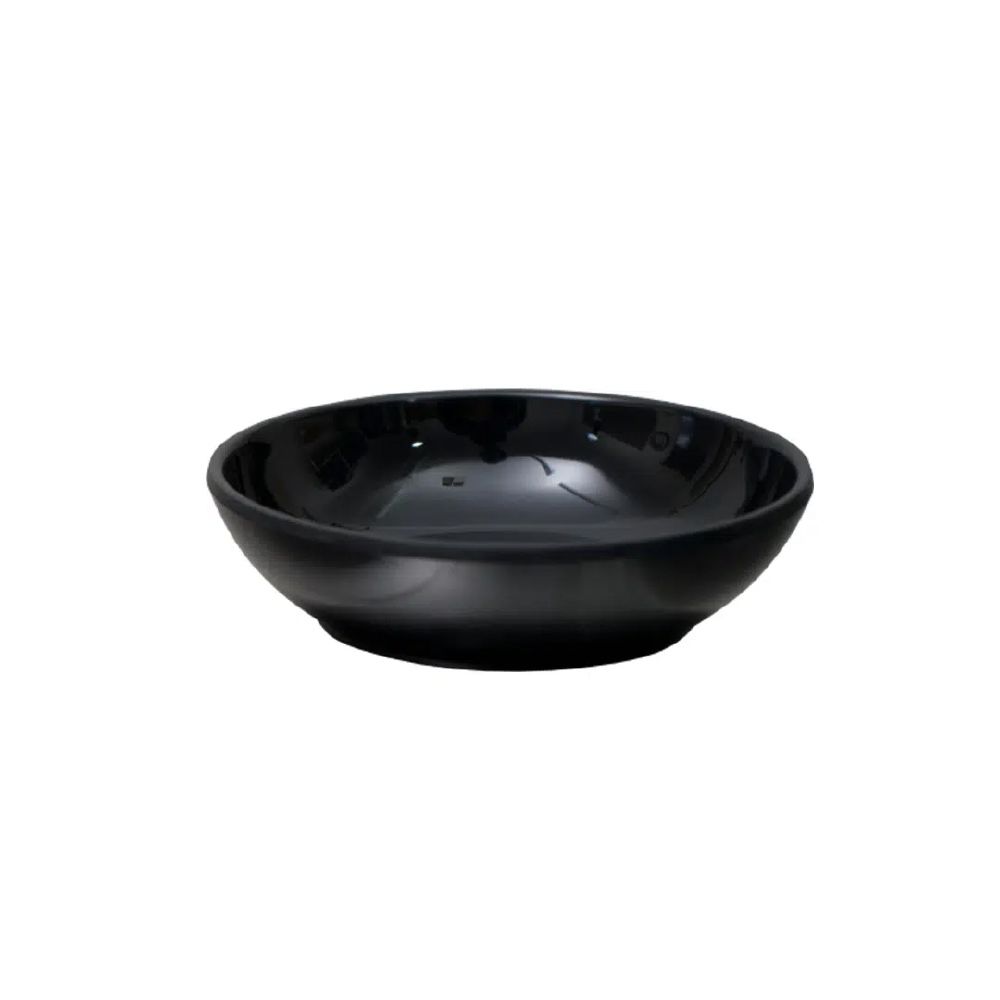 Sauce Dish Black 65mm Melamine