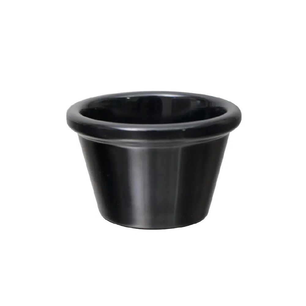 Ramekin Black 50ml Melamine