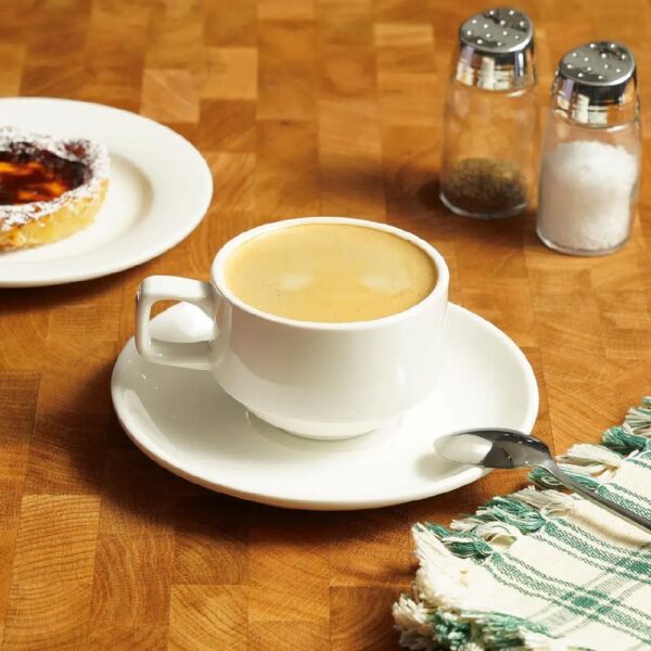 Stacking Tea Cup 200ml Duraware