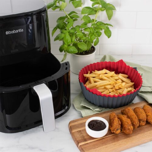 Airfryer Silicone Insert Round - Set of 2 : 23.5x22x7.5cm