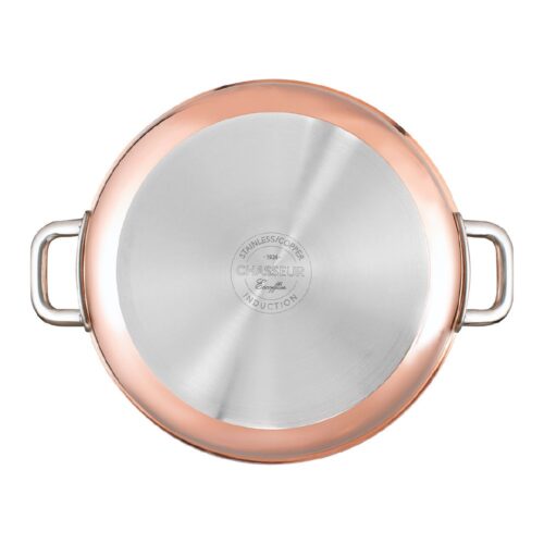 Casserole 4Litre Copper Chasseur Escoffier 24x11cm