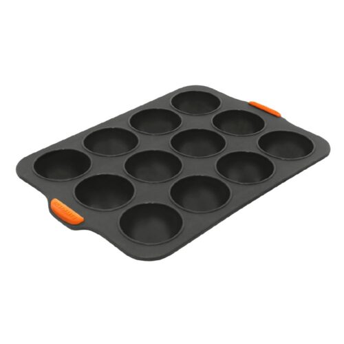 Dome Tray 12 Cup Silicone 35.5x24.5cm Bakemaster