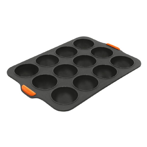 Dome Tray 12 Cup Silicone 35.5x24.5cm Bakemaster