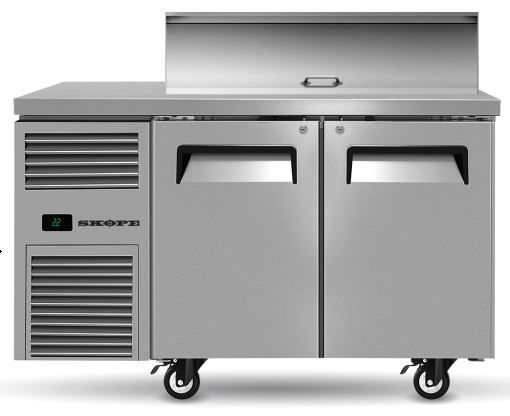 SKOPE ReFlex Salad/Food Preparation Fridge 2 Doors 217L 1270mm RF7.PPS.2.SD