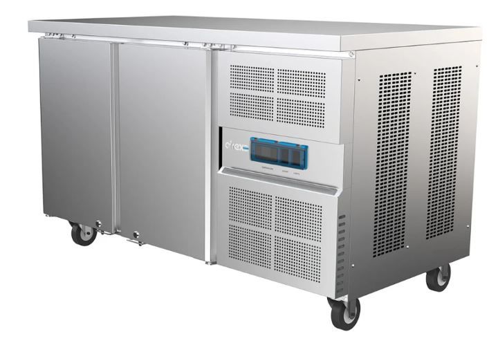 AIREX Undercounter Storage Fridge 2 Doors 184L 1360mm AXR.UCGN.2