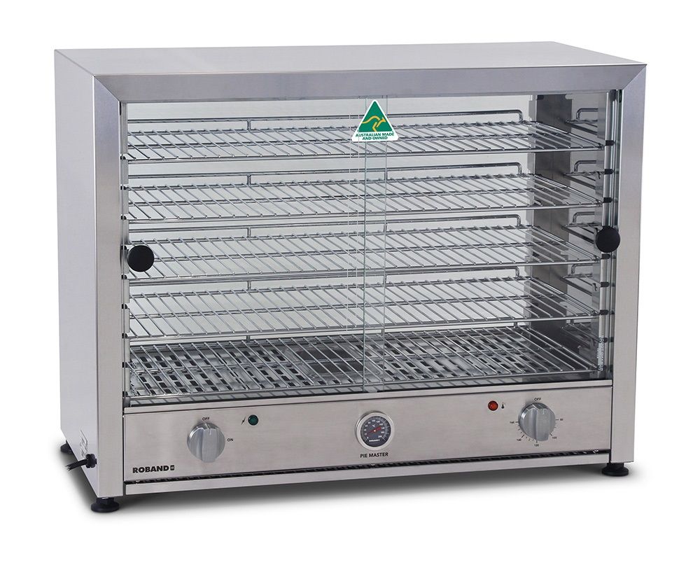 ROBAND Pie & Food Warmer 100 Capacity With Light - Doors Both Sides 772mm PM100LG