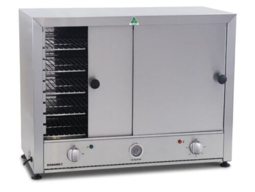 ROBAND Pie & Food Warmer 100 Capacity S/Steel Doors & Back 772mm PM100S