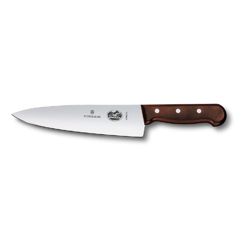 Cooks Knife 200mm Straight Blade Victorinox - Wood Handle