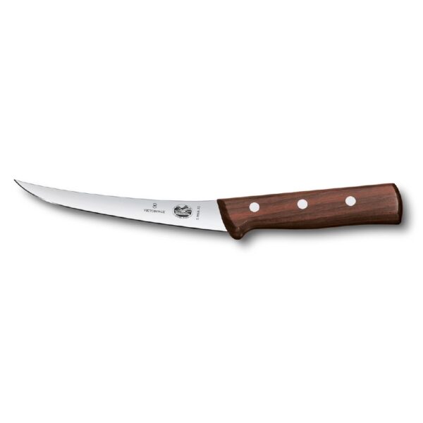 Boning Knife 160mm Curved Narrow Blade Victorinox - Wood Handle