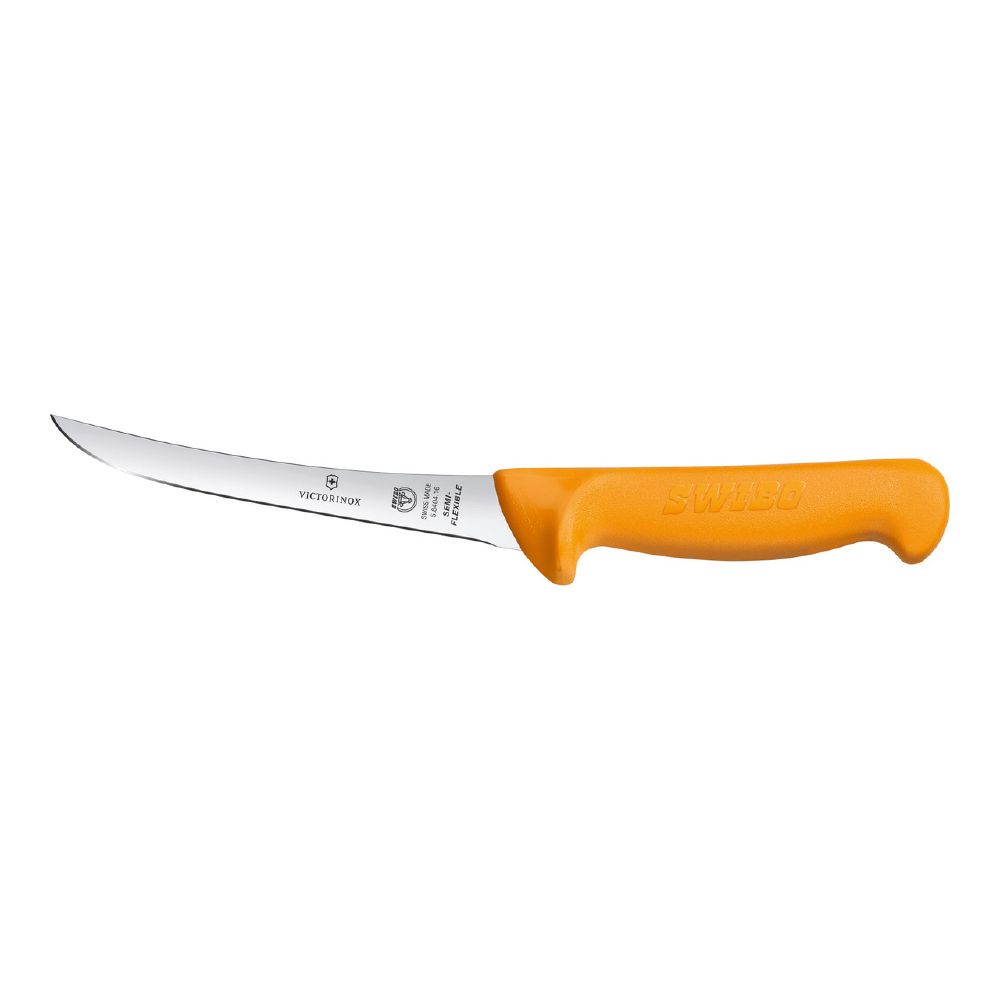 Boning Knife 160mm Semi-Flexible Straight Narrow Cuved Blade Victorinox - Yellow Handle