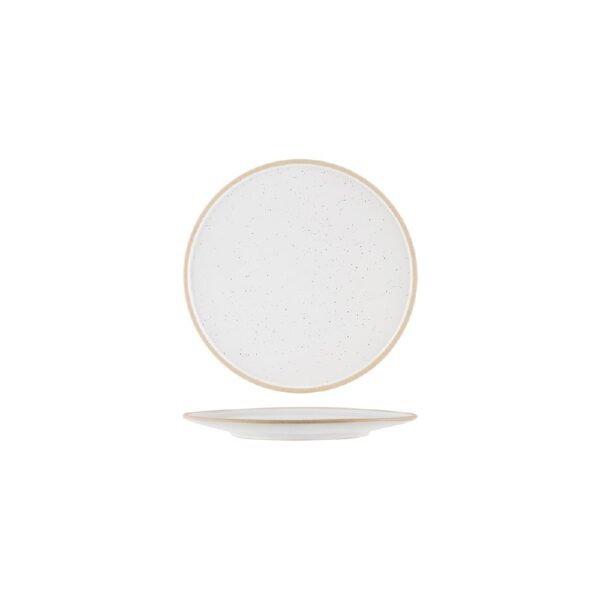Round Plate 210mm Soho White Pebble