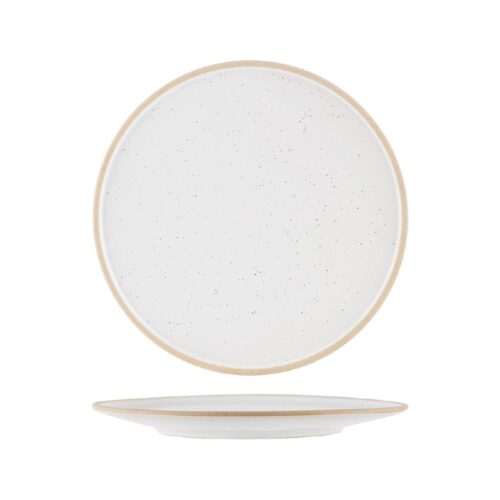 Plate 290mm Round Soho White Pebble