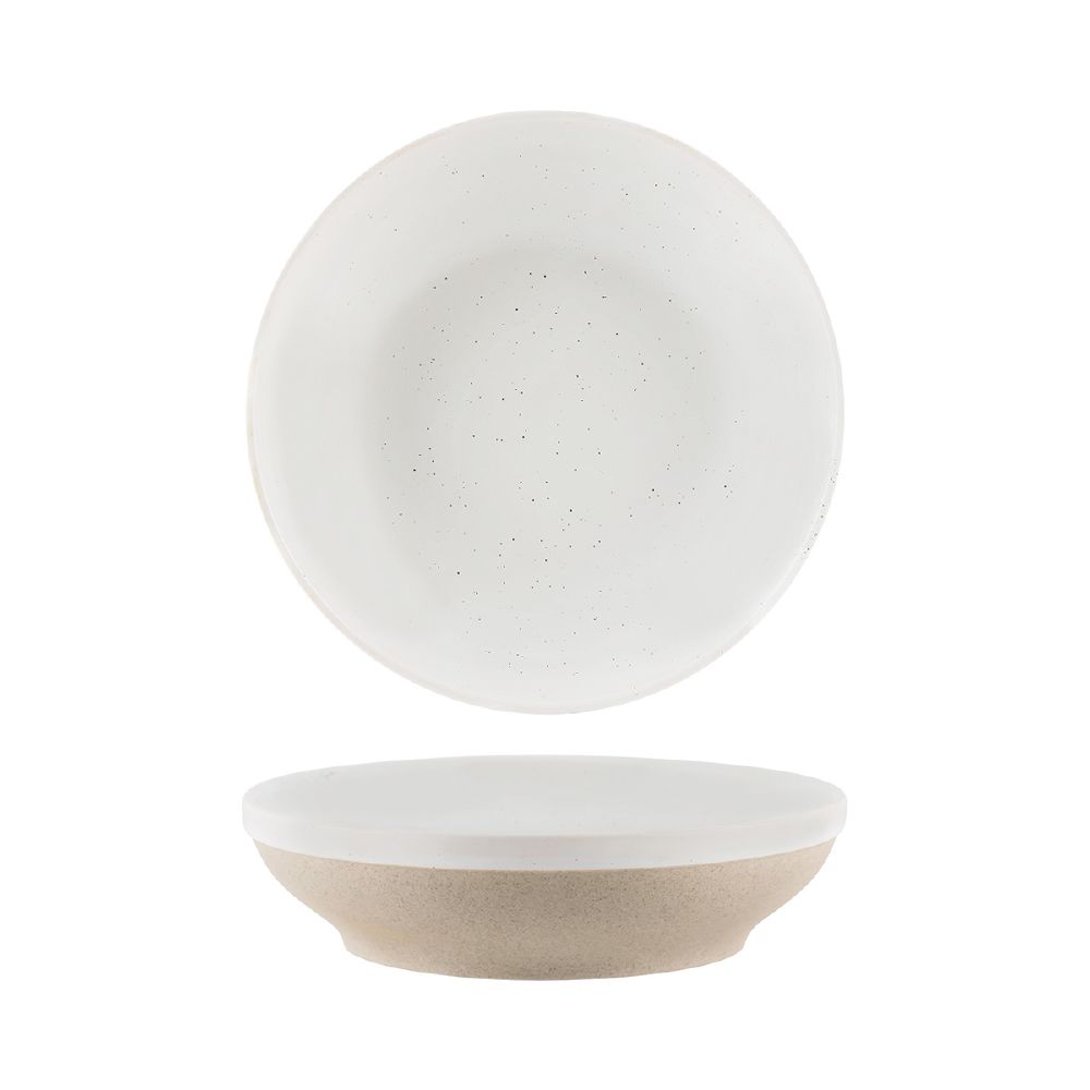 Flared Bowl 1300ml Round Soho White Pebble