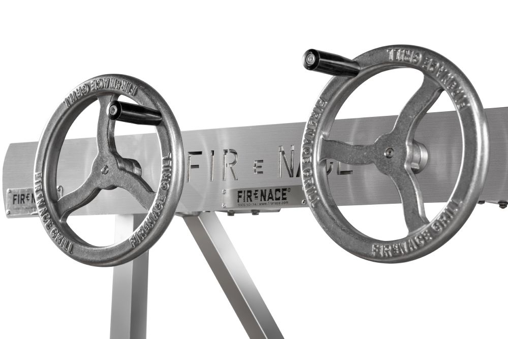 Firenace Woodfire and Charcoal Wind Up Grill X3