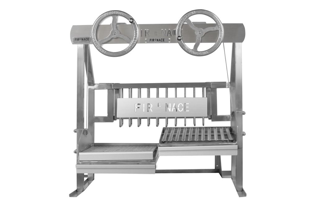 Firenace Woodfire and Charcoal Wind Up Grill X3