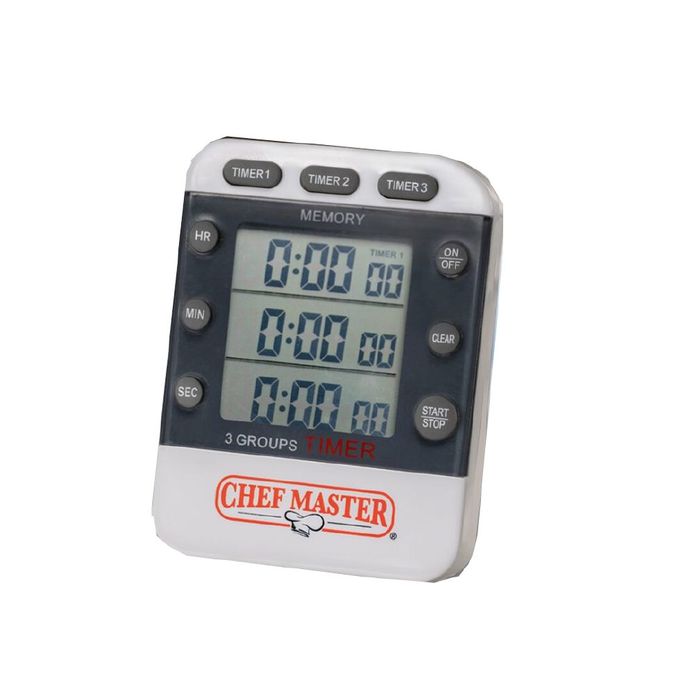 Timer 3 Stage Memory w/ Clip Chef Master