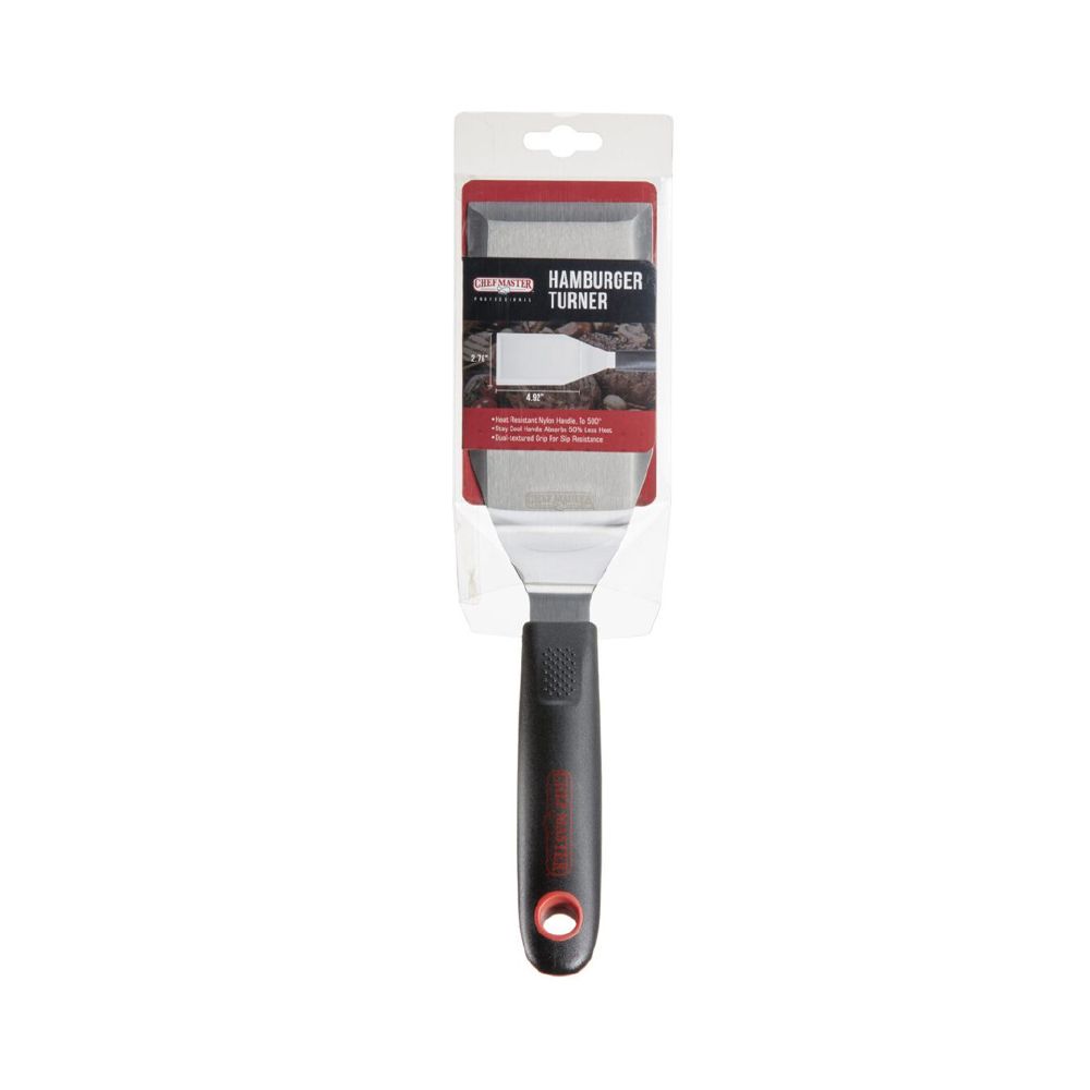 High Heat Turner 120mm Hamburger S/S Chef Master