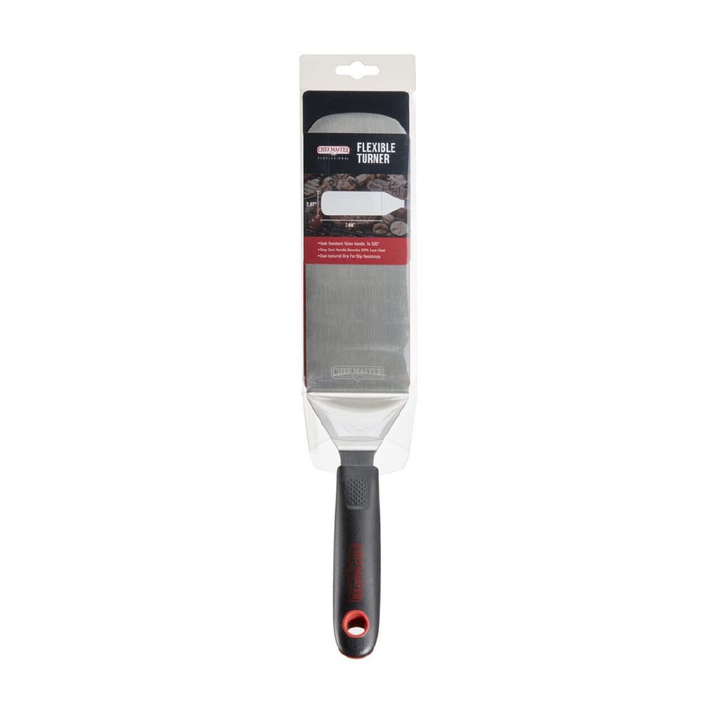 High Heat Turner 190mm Flexible S/S Chef Master