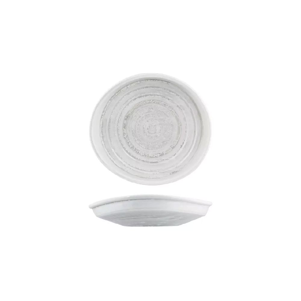 Organic Bowl / Plate 205mmx190mmx50mm Willow
