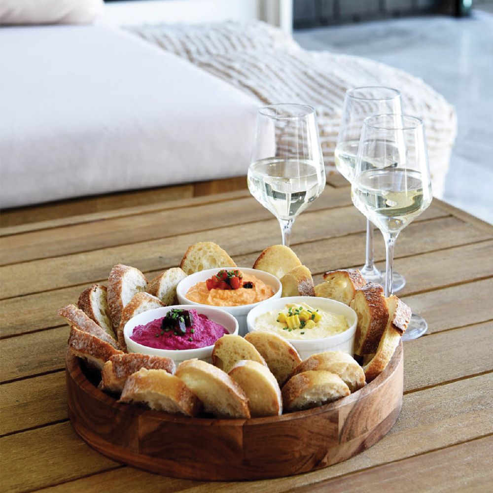 Acacia Display Platter 355mm Round