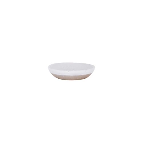 Coupe Dish 100ml Round White Pebble
