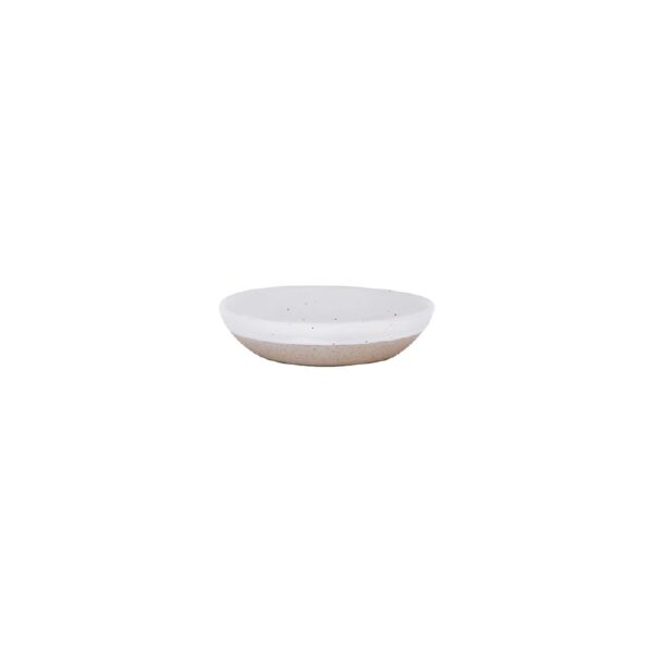 TK908527 Coupe Dish 100ml Round White Pebble