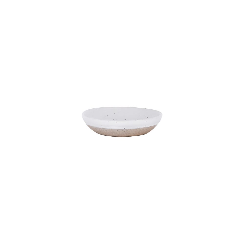 Coupe Dish 100ml Round White Pebble