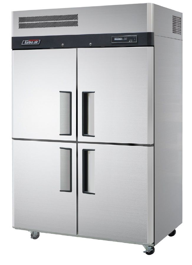 Turbo Air Top Mounted Upright Fridge 4 Half Door 1210Ltr 220V 10A 50Hz