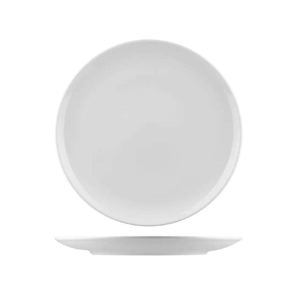 Round Coupe Plate 310mm Nano White