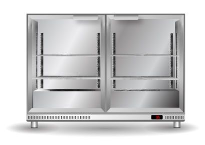 Skope Ascend Bar Display Fridge 2 Doors 900mm 130L BC.2.GSW