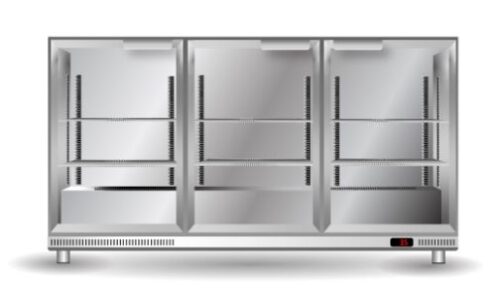 Skope Ascend Bar Display Fridge 3 Doors 1350mm 203L BC.3.GSW