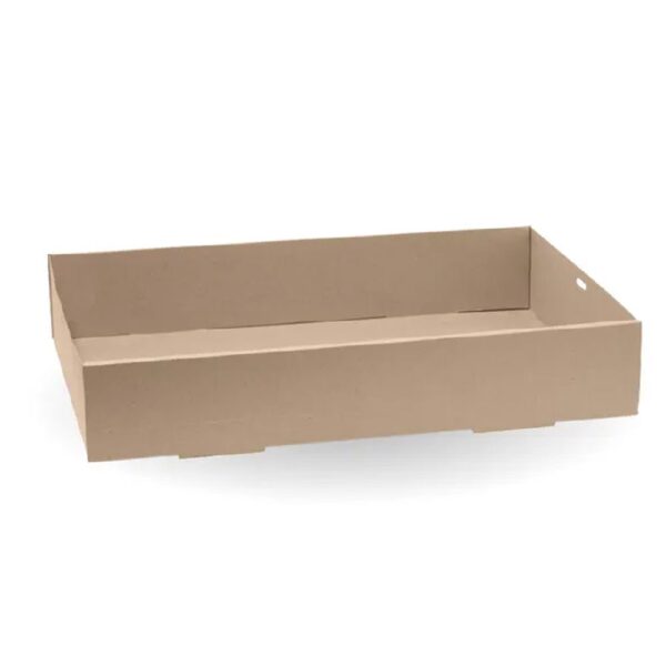 BIOBBCBXL Takeaway Catering Tray Base Extra Large BioBoard Kraft