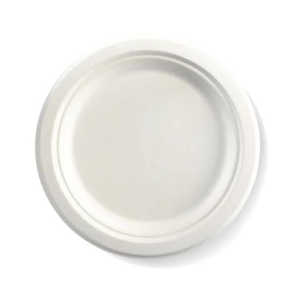 Biocane Plate 230mm White Plant Fibre