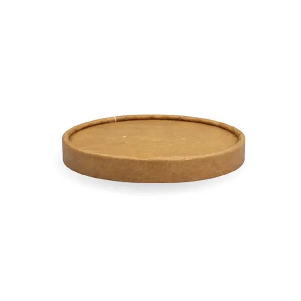 BioBowl Lid Kraft Paper for 430-950ml (12-32oz) Bowls