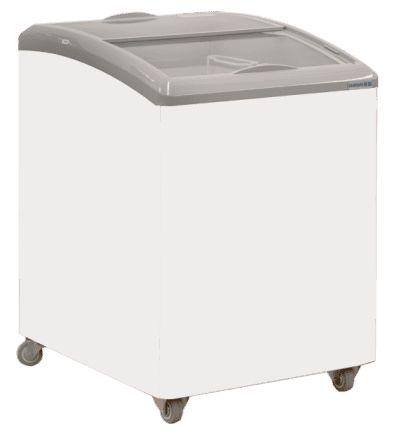 EXQUISITE Chest Freezer Curved Glass Top 151L 584mm SD151