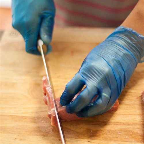 Gloves Vinyl Powder Free Medium - Blue
