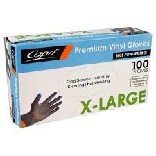 Gloves Vinyl Powder Free X Large - Blue
