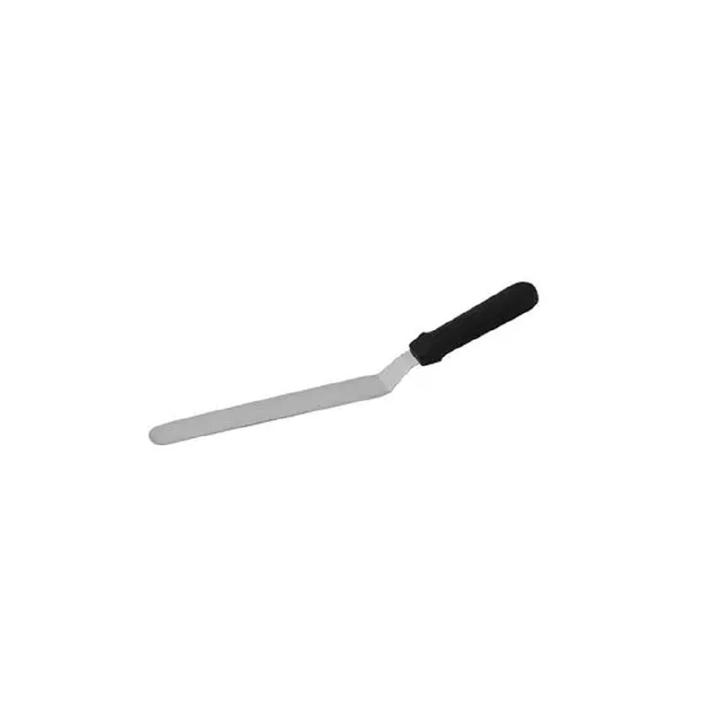 Spatula Cranked 150mm S/S w/Black Handle