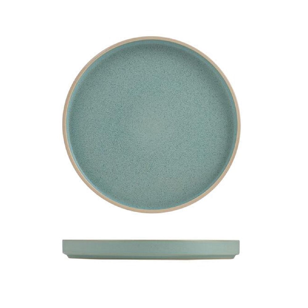 Luzerne Mod Frosted Blue Stackable Plate 270mm