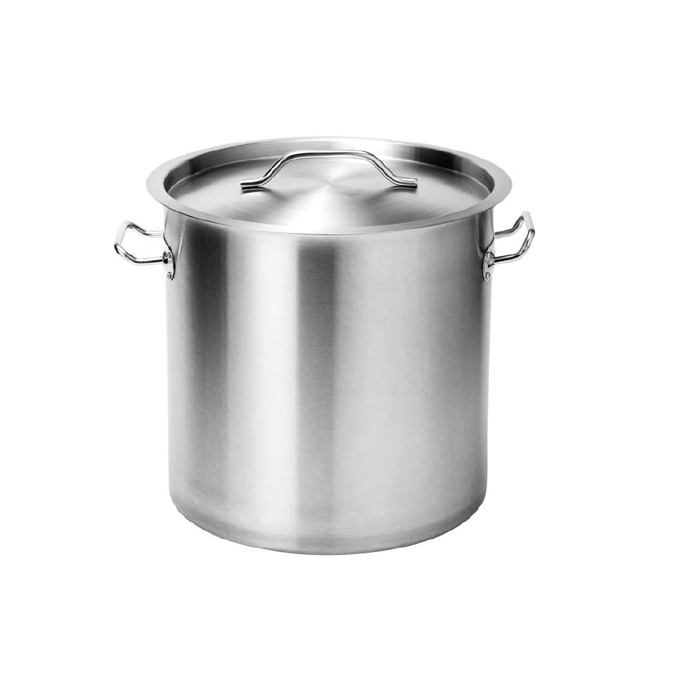 Force Stockpot 25Lt S/S w/Lid Chef Inox