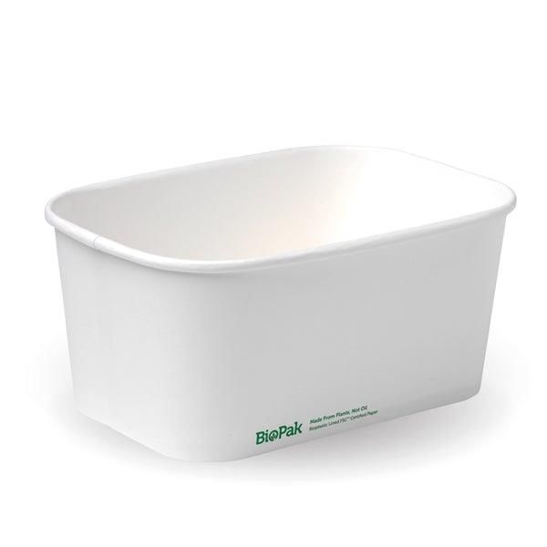 BioPak BioBoard Takeaway Base 1000ml White