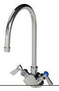 Global Stainless Dual Deck Tap with 12" Swivel