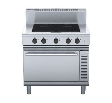 Waldorf Convection Oven with 4 Zone induction Top 900mm IN8410ECF