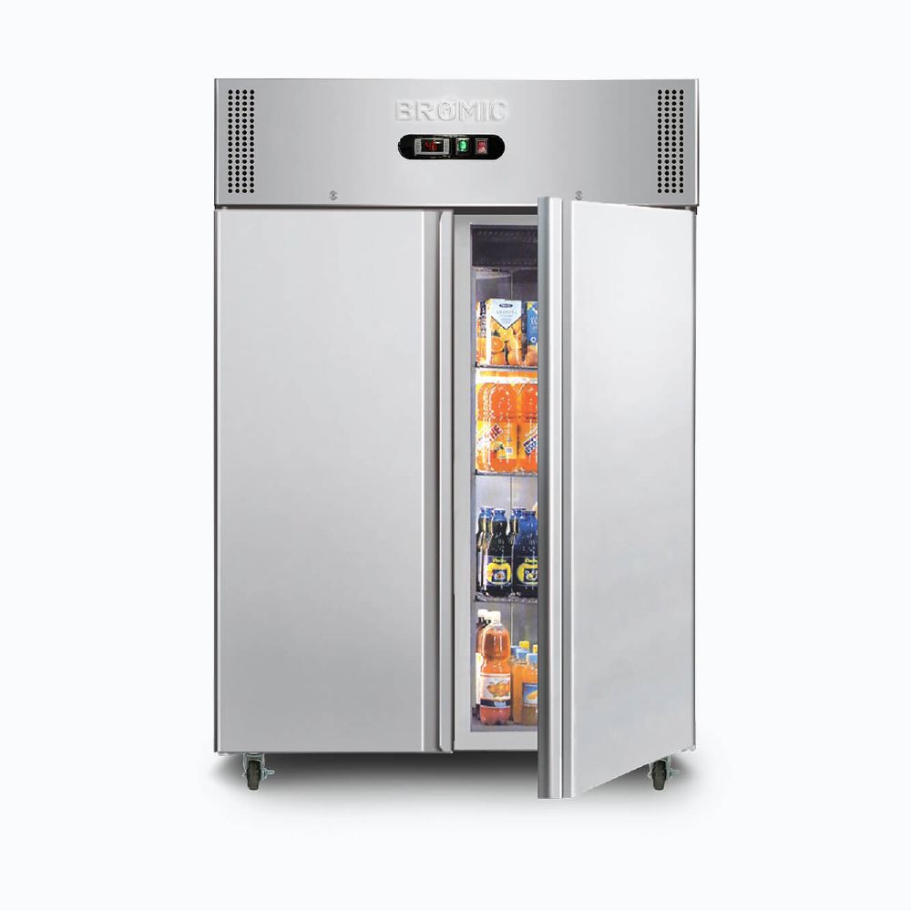 BROMIC Upright Storage Freezer 2 Doors 1300L 1480mm UF1300SDF-NR