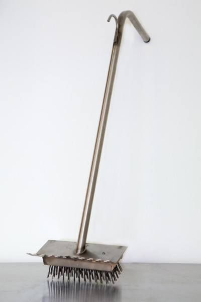 Grill Brush Wire with Handle and Scraper