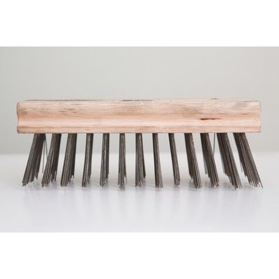 Grill Brush Wire with Handle and Scraper